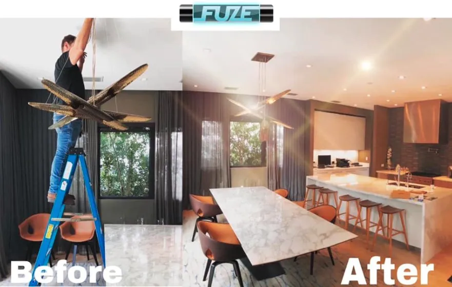 Slide of Fuze Electrical Services.