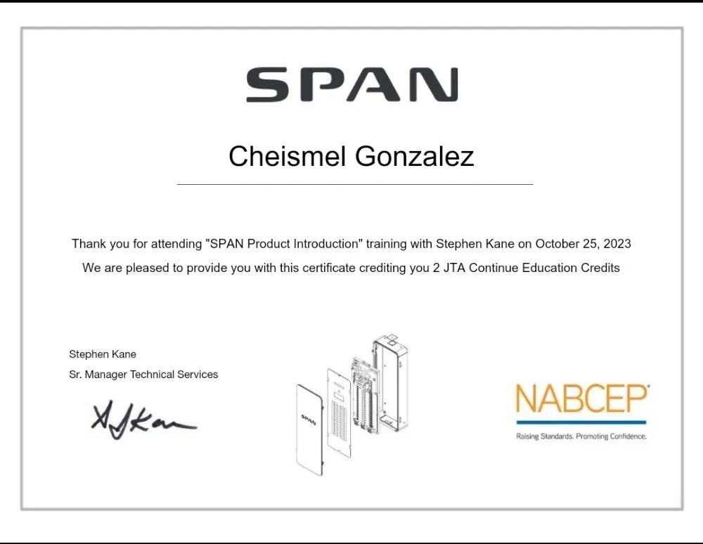 Slide of G & G Electric