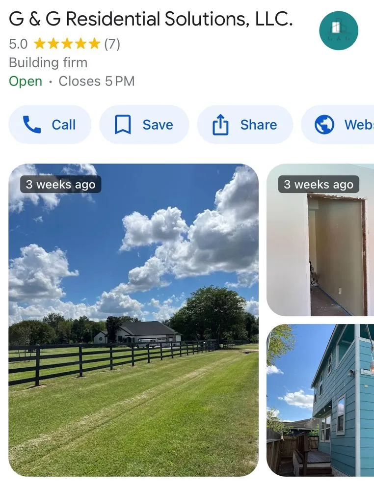 Slide of G & G Residential Solutions