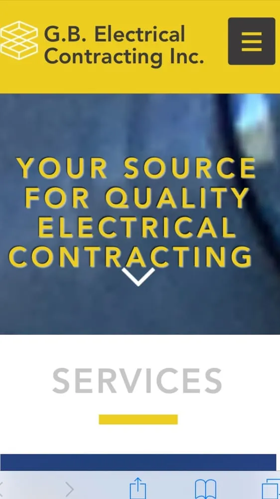 Slide of G B Electrical Contractors