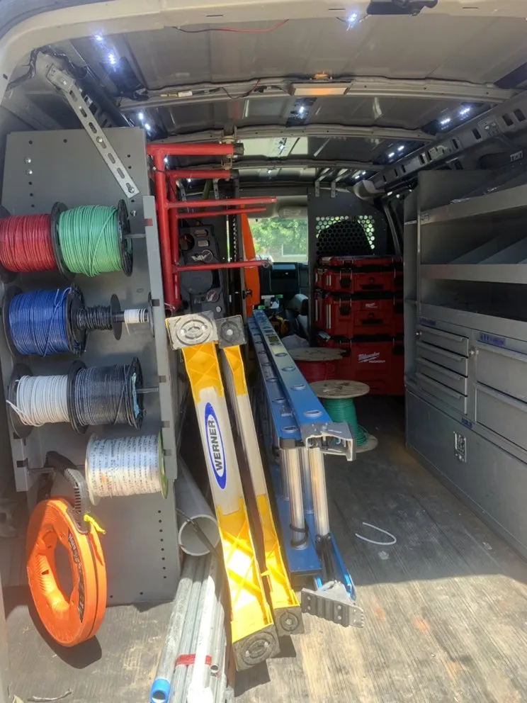 Expert electrician providing panel upgrade in , 