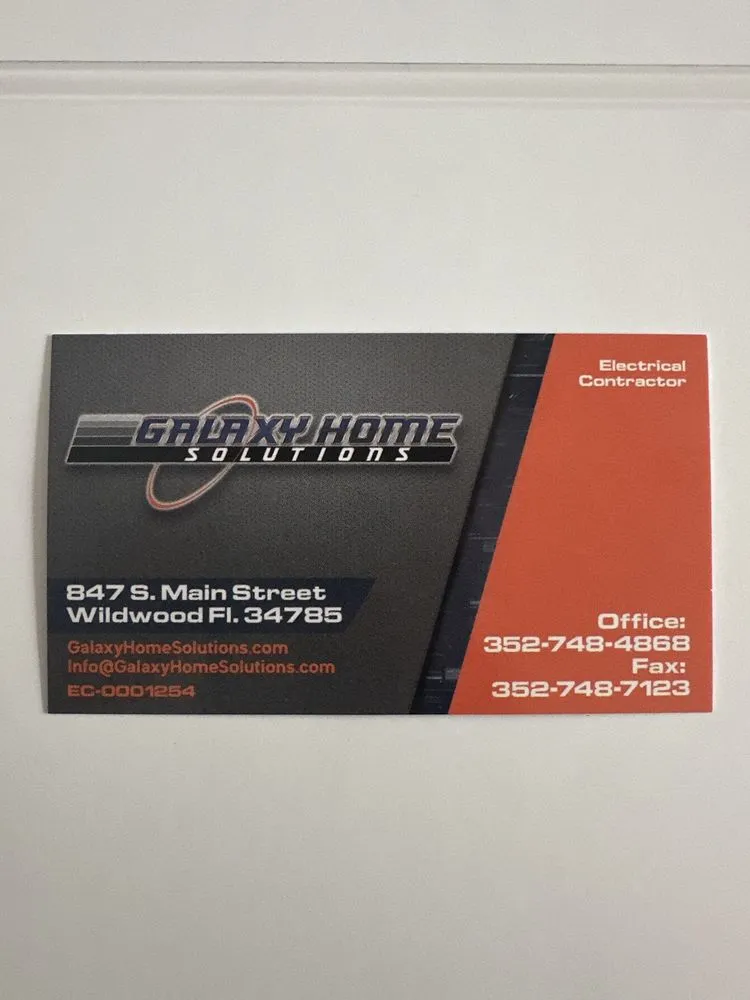 Slide of Galaxy Home Solutions