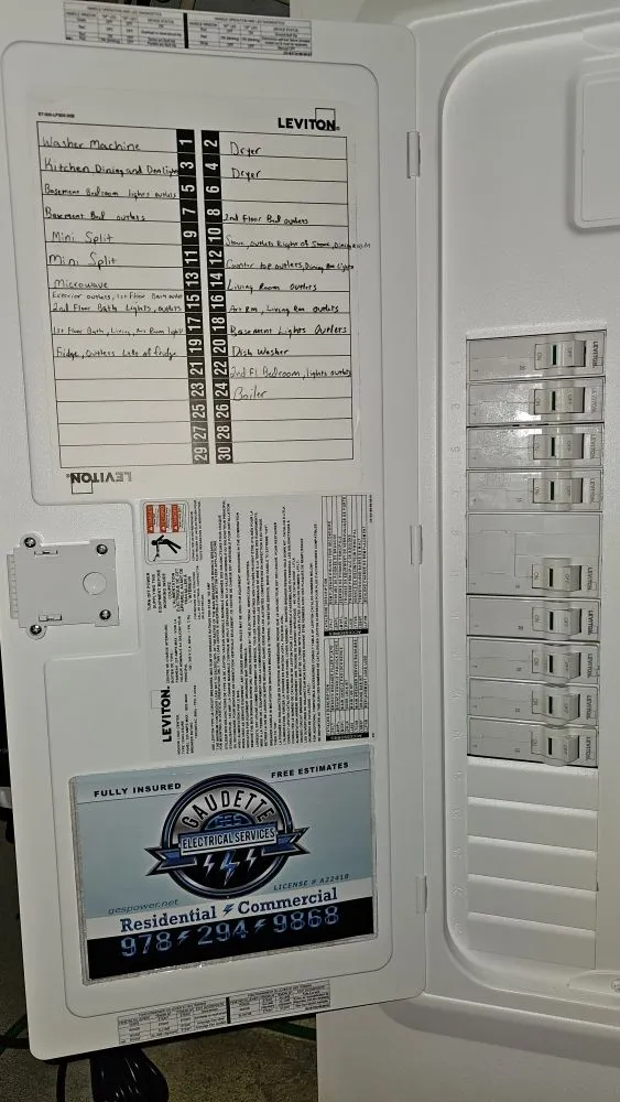 Slide of Gaudette Electrical Services