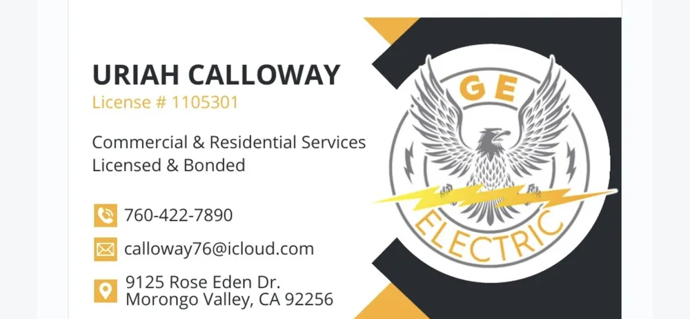 Slide of GE electric