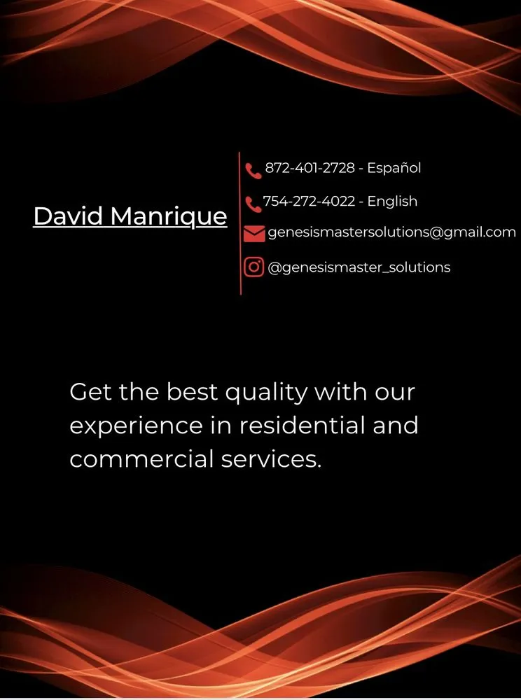 Slide of Genesis Master Solutions