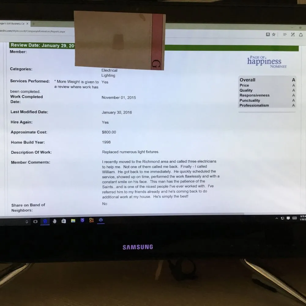 Slide of Gerber Electrical