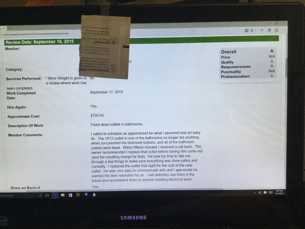 Slide of Gerber Electrical