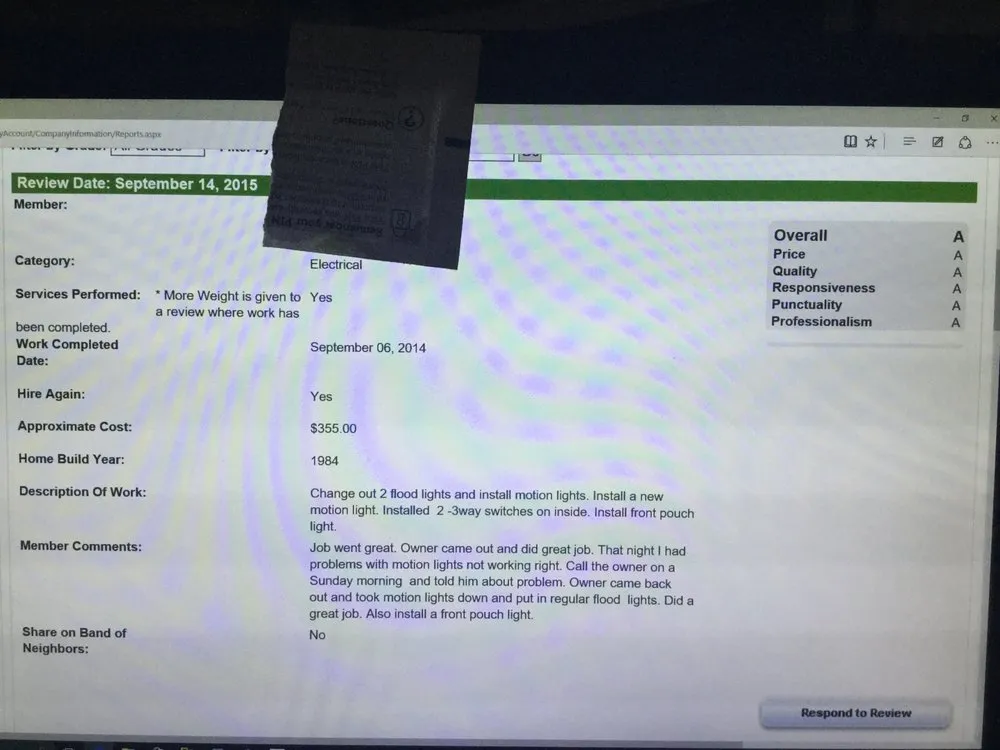 Reliable electrician providing lighting installation in ,