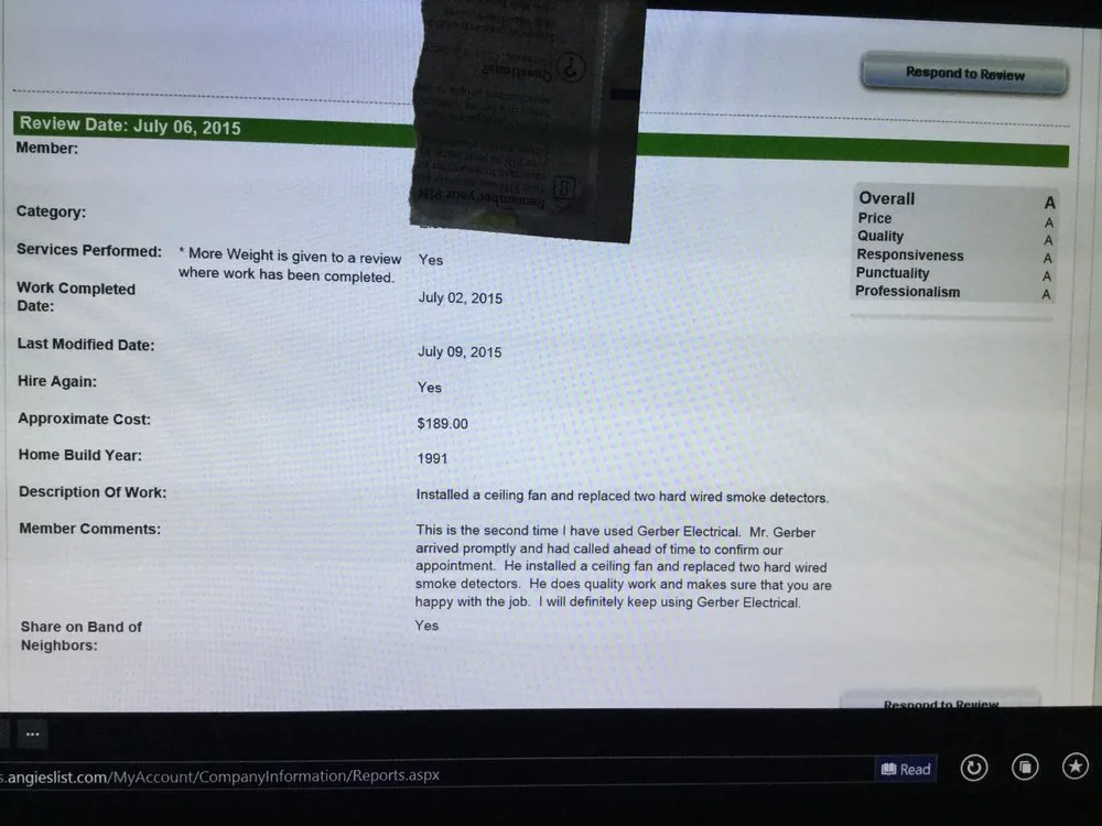 Slide of Gerber Electrical