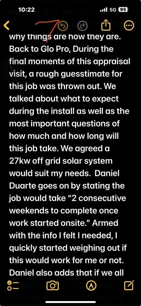 Slide of Glo Pro Electric & Solar