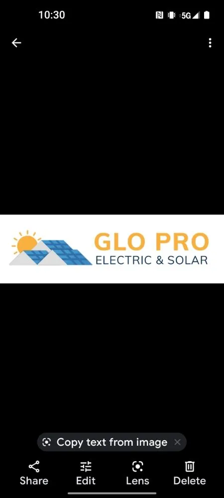Slide of Glo Pro Electric & Solar