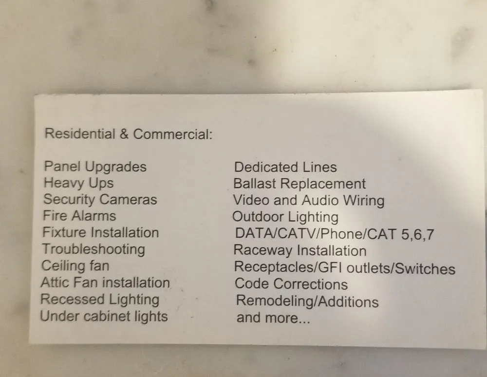 Slide of GLS Tech Electrical Contractor