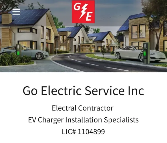 Slide of Go Electric Service