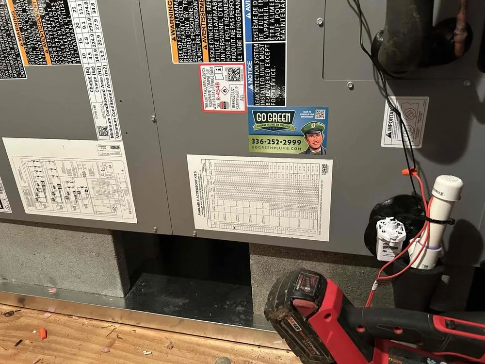 Professional circuit breaker repair in Winston-Salem, NC by Go Green Plumbing, Heating, Air & Electrical