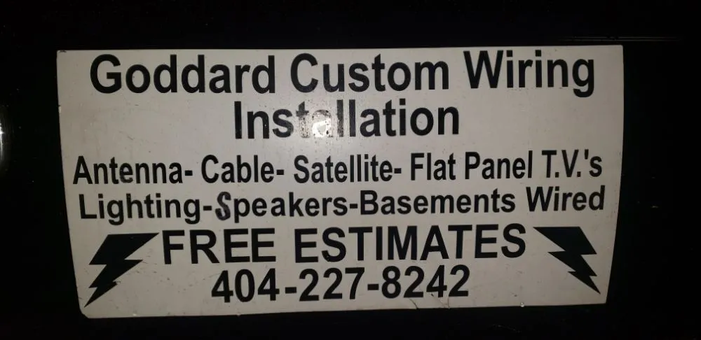 Slide of Goddard Custom Wiring And Installation