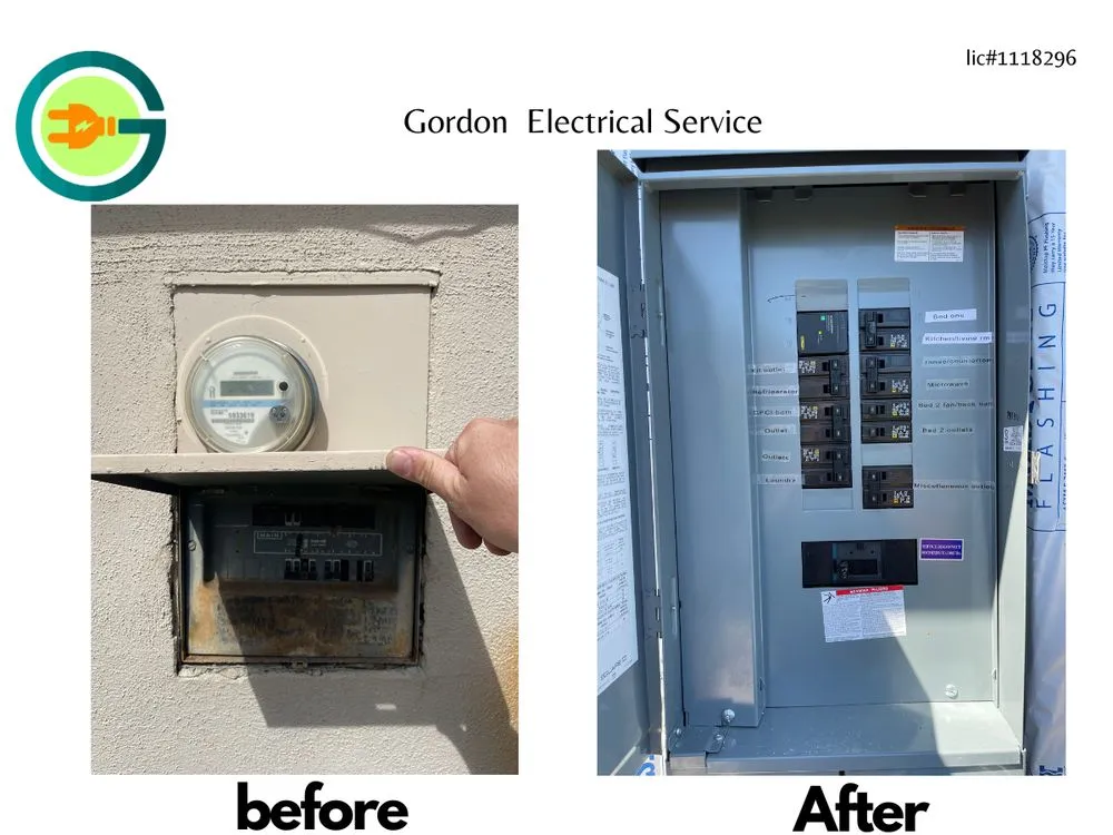 Slide of Gordon Electrical Service