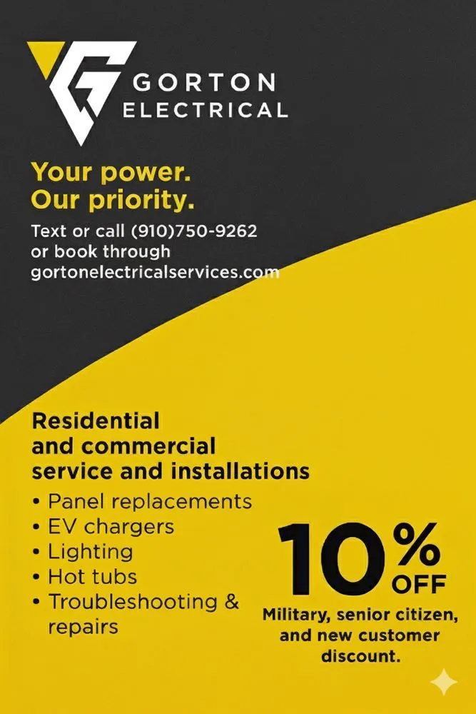 Slide of Gorton Electrical Services