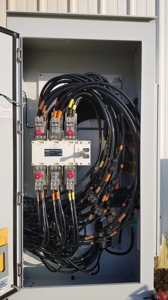 Licensed electrician providing panel upgrade in ,