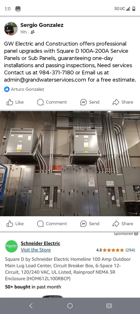 Slide of Grand Water Services