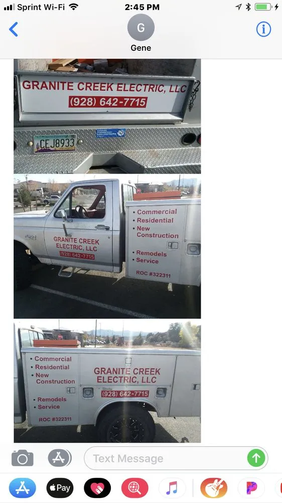 Slide of Granite Creek Electric