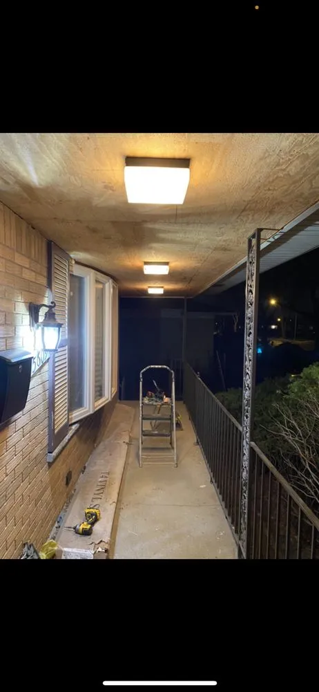 Affordable electrical service for homes in lighting installation,  by 