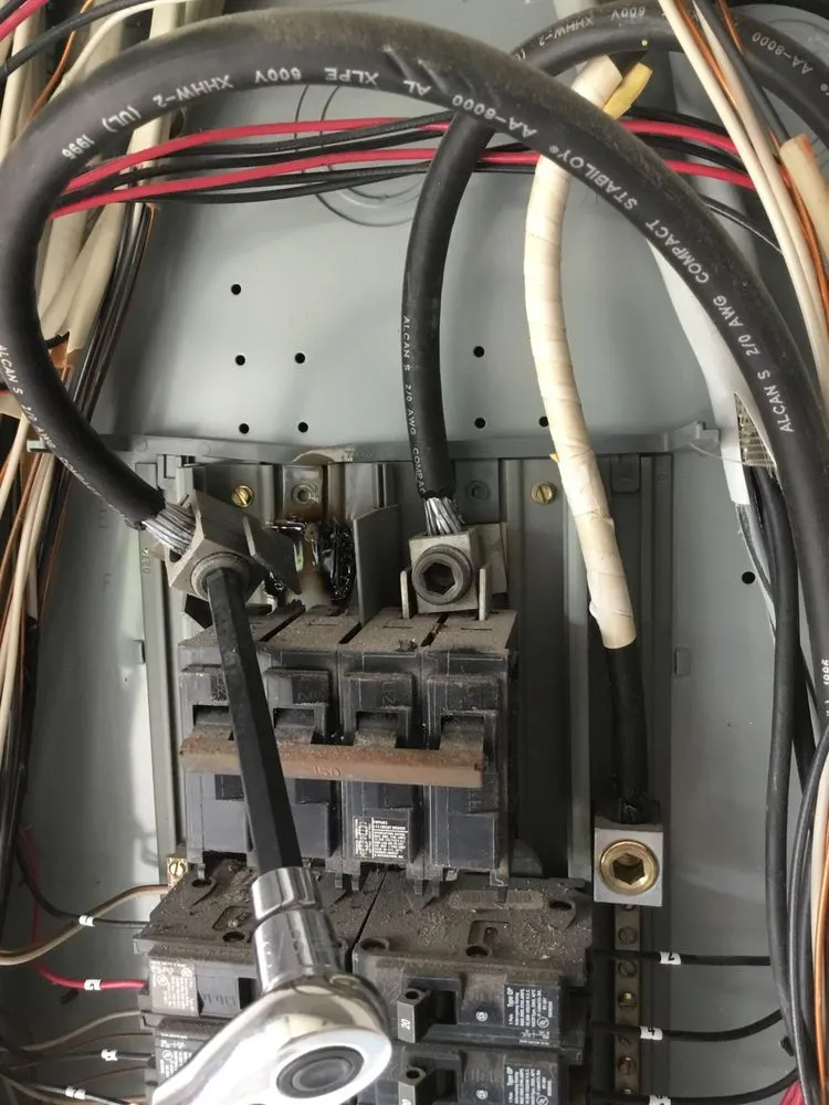 Emergency lighting installation in , by Gray Duck Electric