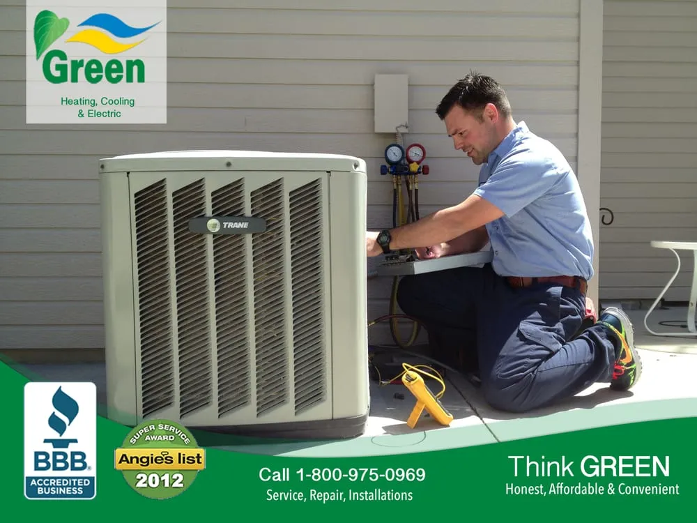 Slide of Green Heating, Cooling & Electric