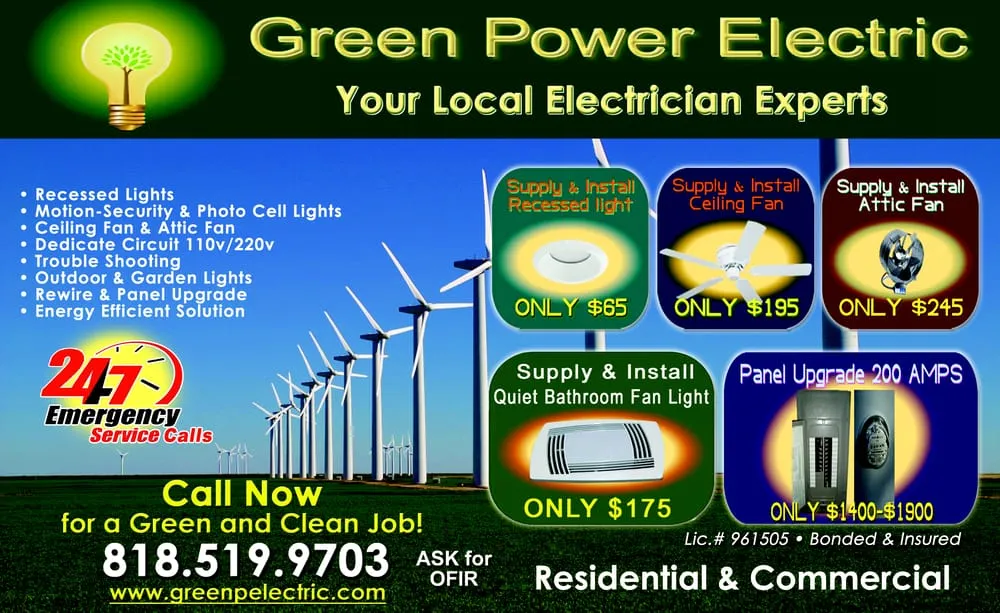 Affordable panel upgrade experts serving ,  - Green Power Electric
