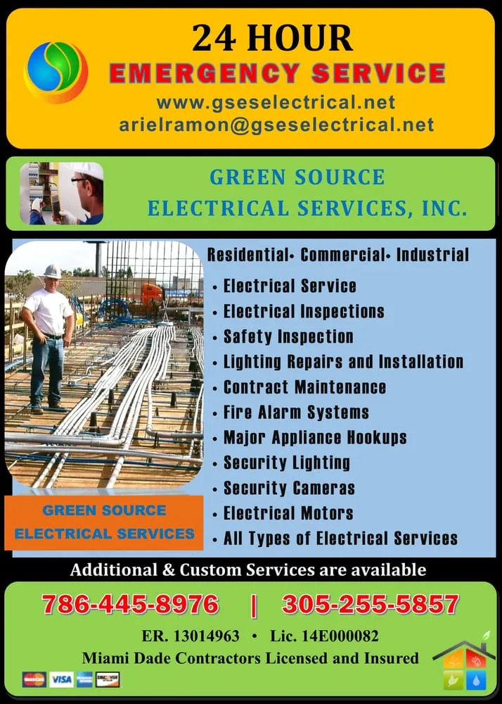 Slide of Green Source Electrical Services