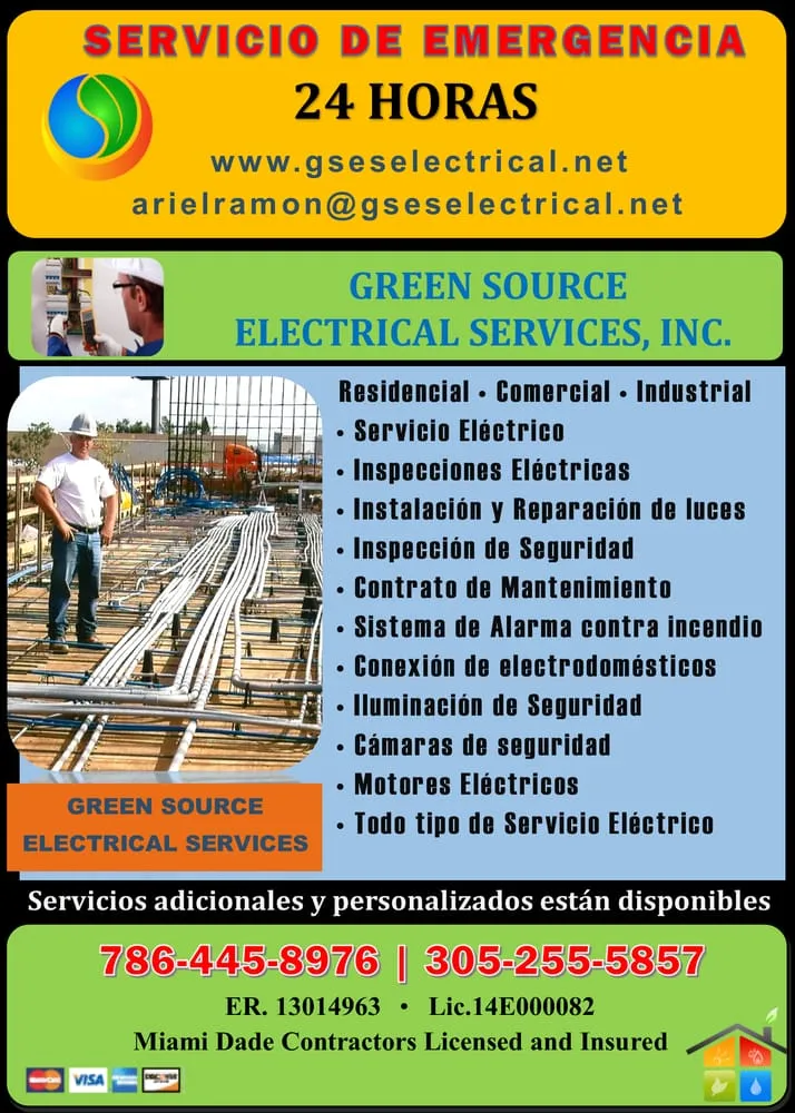 Slide of Green Source Electrical Services