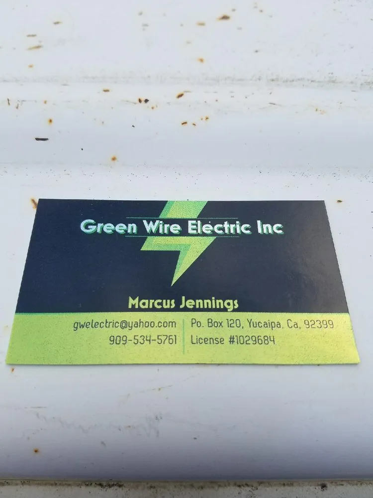 Slide of Green Wire Electric