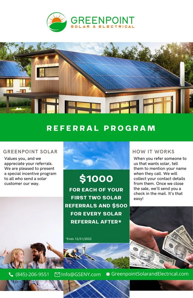 Slide of Greenpoint Solar and Electrical