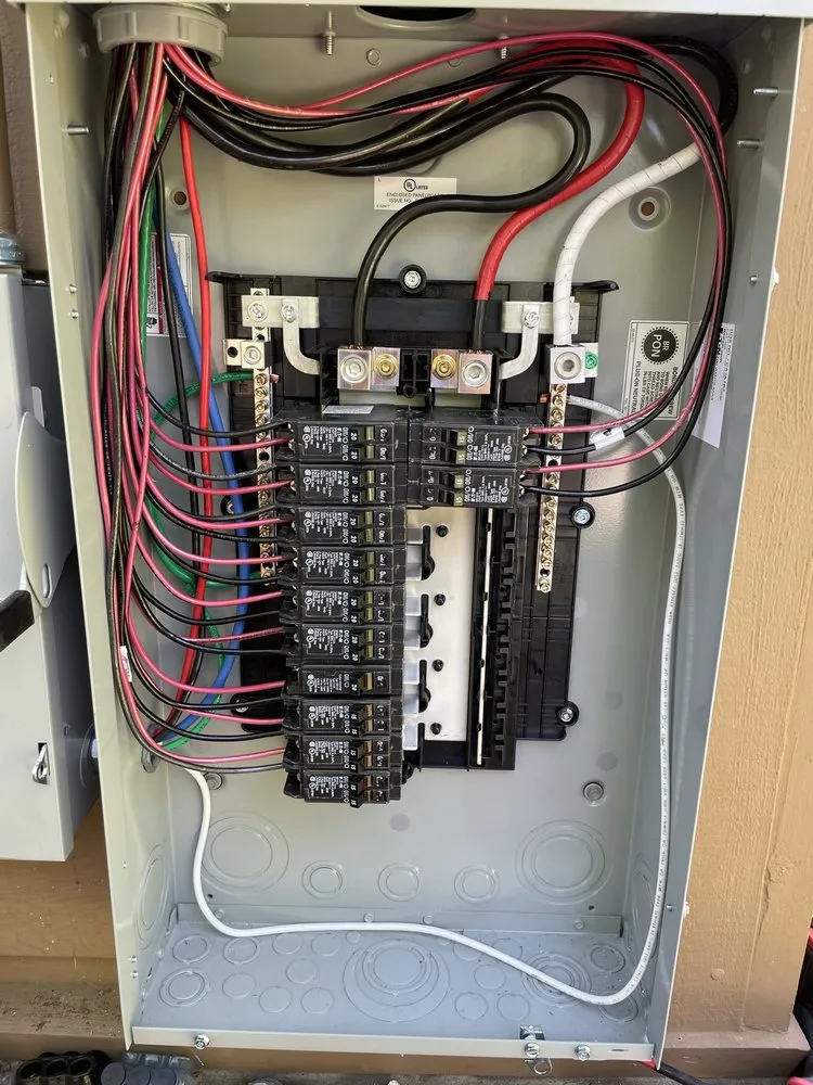 Certified panel upgrade in ,  by GreenWorld Electric Solutions