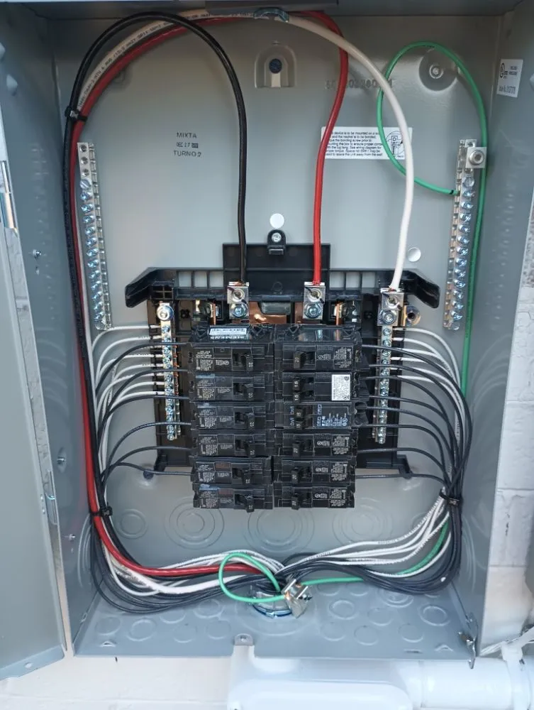 Slide of Grid Tied Power