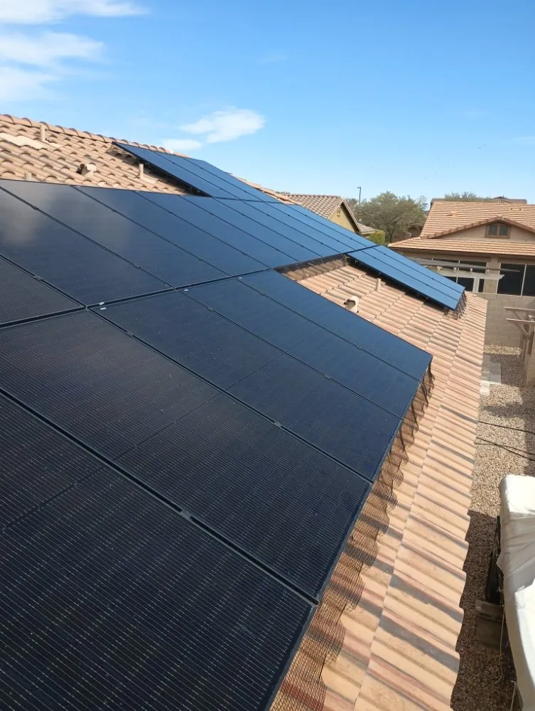 Slide of Grid Tied Power