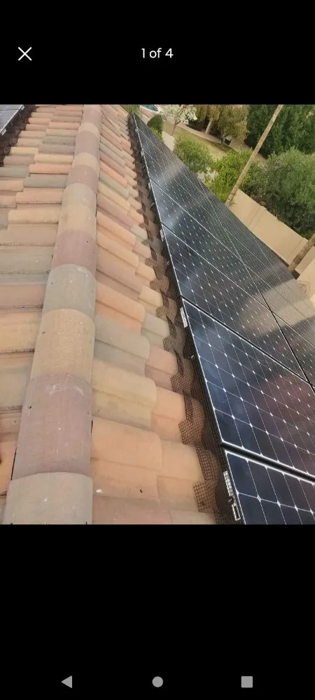 Slide of Grid Tied Power