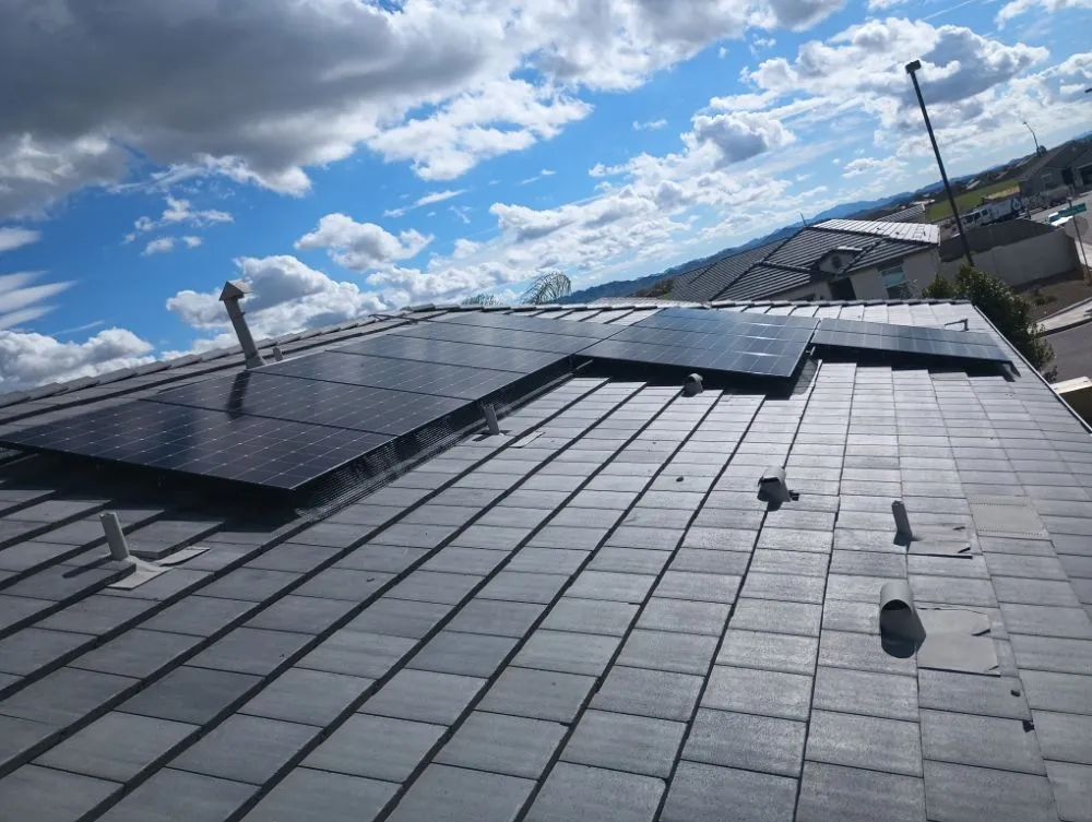 Slide of Grid Tied Power