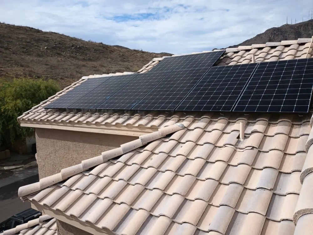 Slide of Grid Tied Power