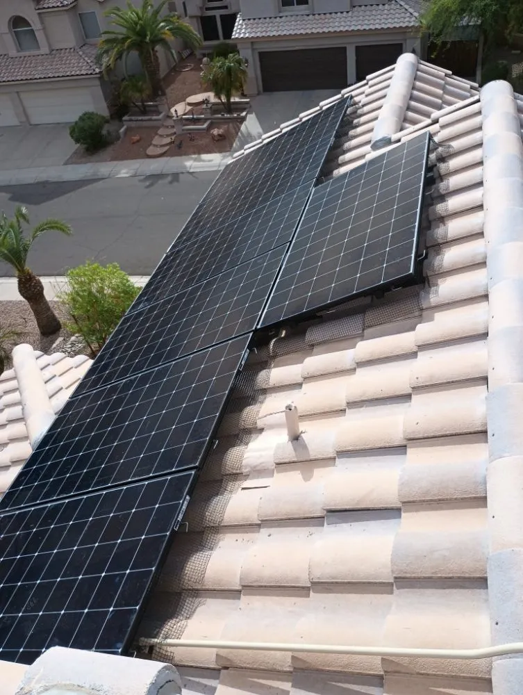 Slide of Grid Tied Power