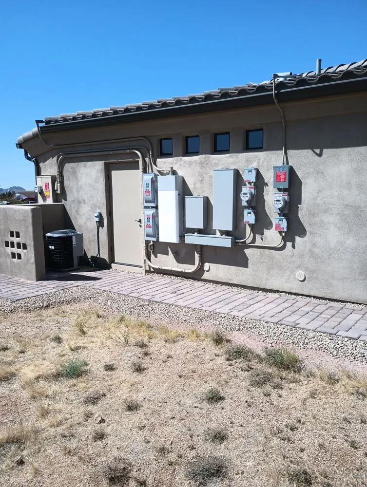 Slide of Grid Tied Power