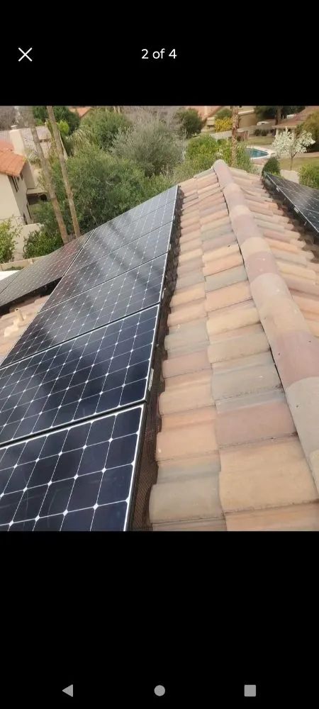 Slide of Grid Tied Power