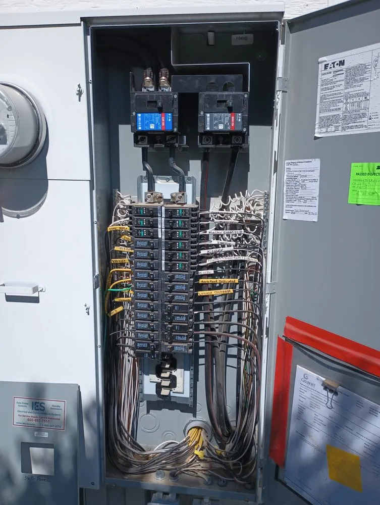 Slide of Grid Tied Power