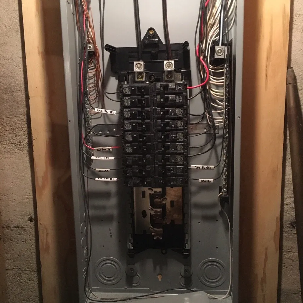 Licensed electrical service for homes in emergency electrical service, by