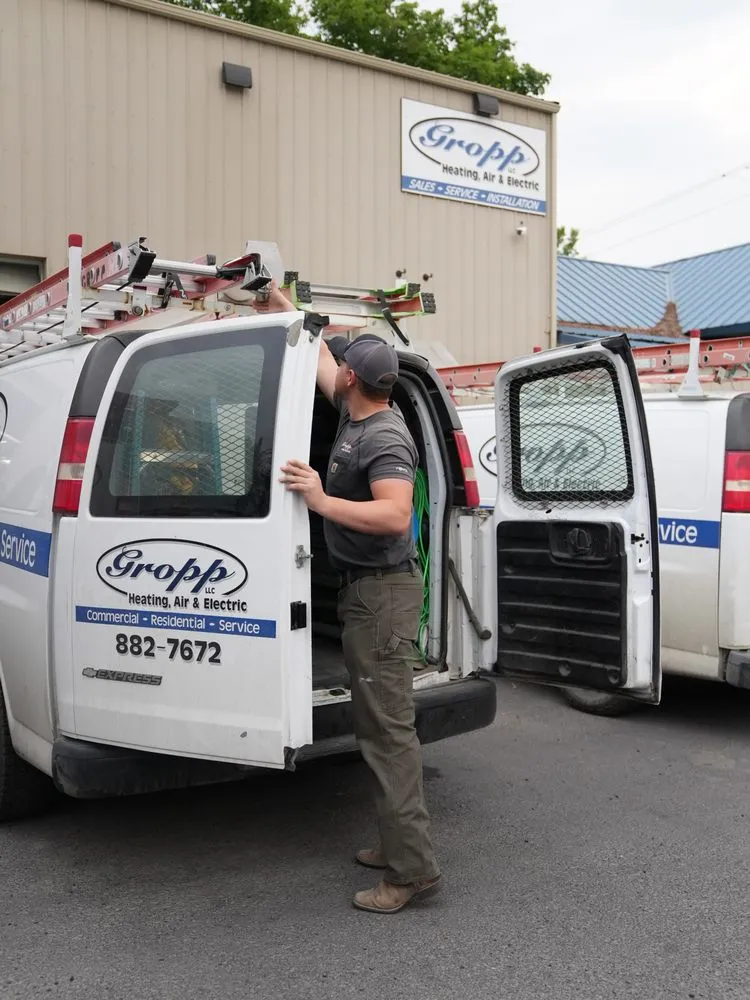 Slide of Gropp Heating Air & Electric