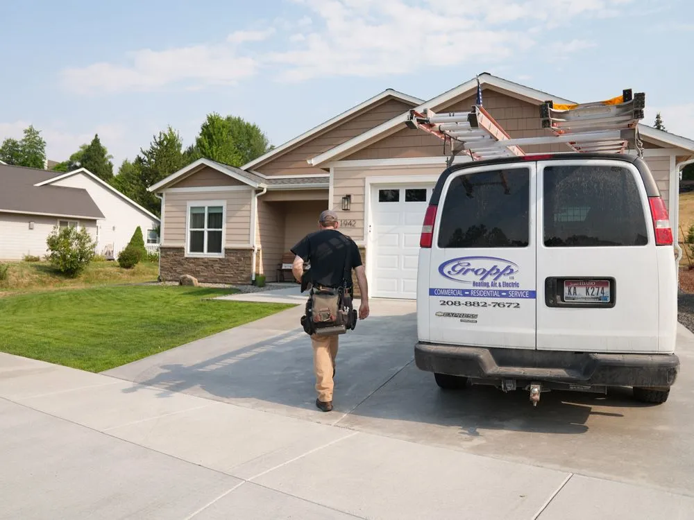 Slide of Gropp Heating Air & Electric