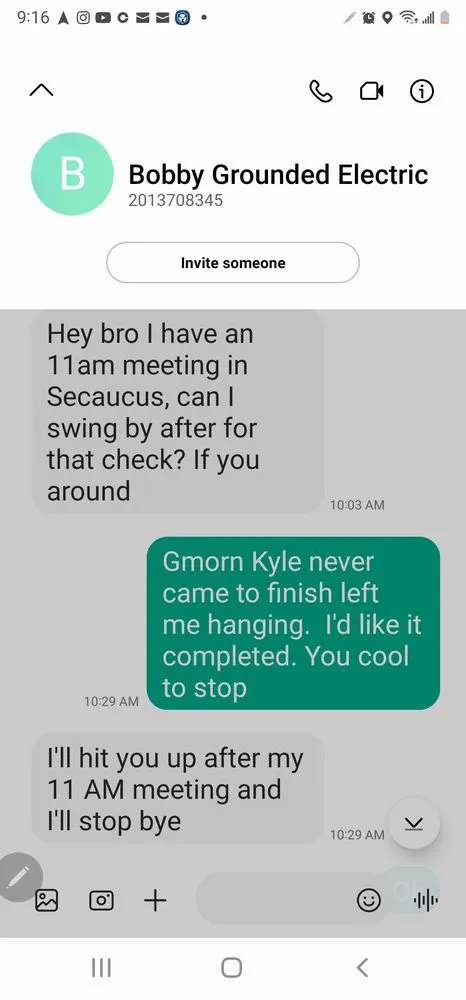 Slide of Grounded Electric