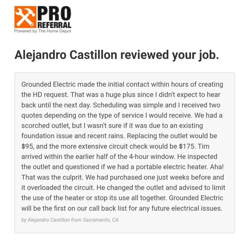 Slide of Grounded Electric