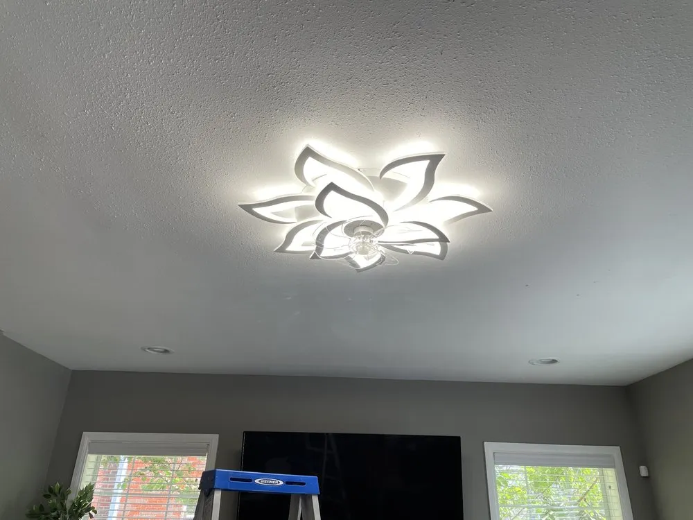 Expert electrical service for homes in lighting installation, by