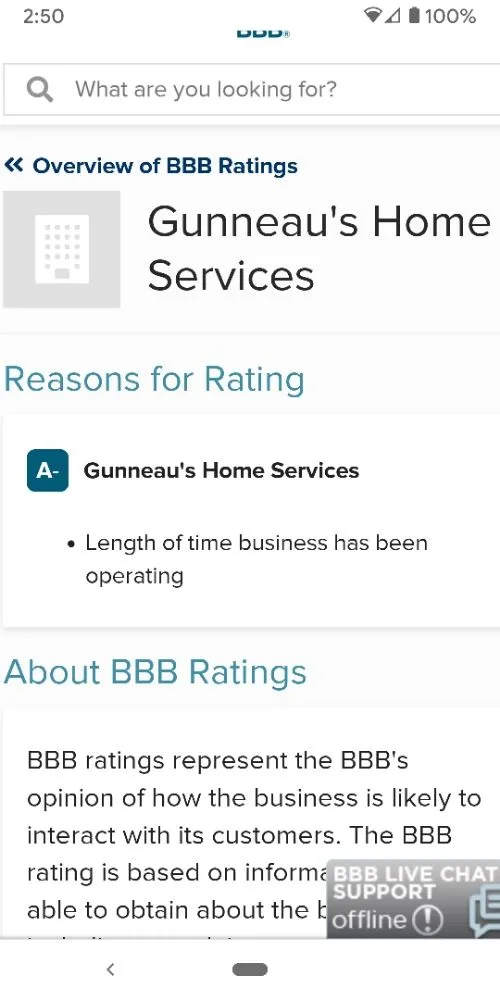 Slide of Gunneau's Home Services
