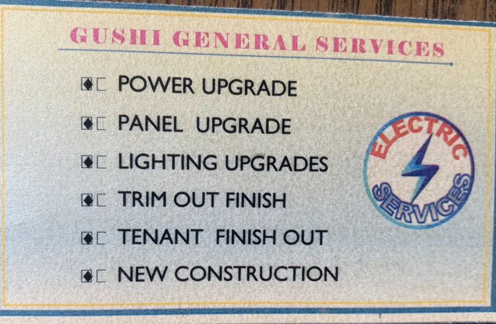Slide of Gushi General Services